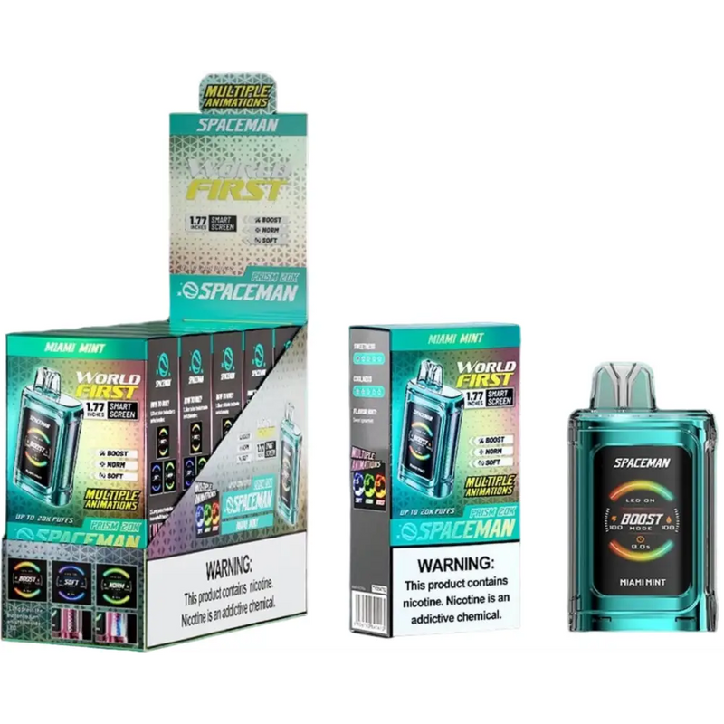 Caixa Prism Spaceman 20.000 Puffs Atacado – Caixa com 10 unidades
