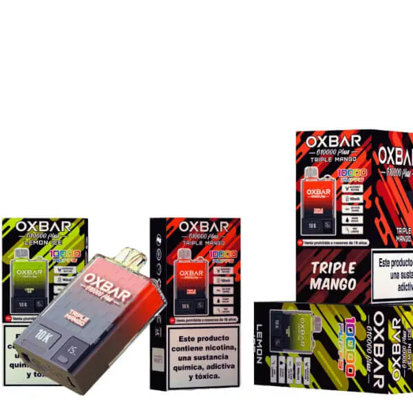 Caixa Oxbar 10.000 Puffs Atacado - Caixa com 10 unidades